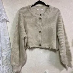 RETRO GALLERY ベージュカーディガン