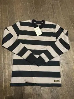 IRON HEART ヘビーウェイト ストライプ トレーナー S