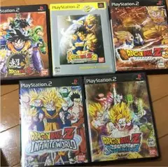 ドラゴンボール ps2ソフト 5点セット
