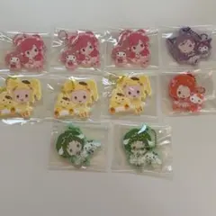 Yes！プリキュア5GoGoサンリオ ラバーマスコット まとめ売り