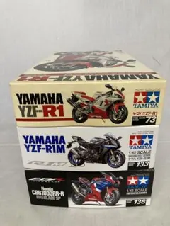 タミヤ1/12 ホンダCBR1000RR-R ヤマハYZF-R1M 他 全３種のサムネイル