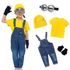 ミニオン 子供用 コスプレ セット 100㎝ ハロウィン コスプレ