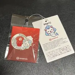 大阪関西万博　シンガポール　ピンバッジ　マーライオン　マスコット　マーリー　限定