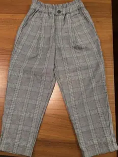 gu チェックパンツ