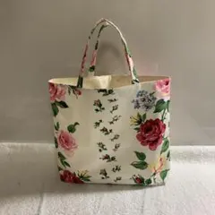 ハンドメイド　トートバッグ　ローラアシュレイ生地使用