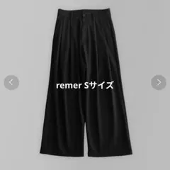 loose double tuck wide PT(ウール調合繊)