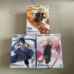 NARUTOナルト：VIBRATION STARS 第七班フィギュア３点セット