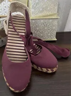 Zara ザラ　エスパドリーユ サンダル　7センチヒール　サイズ38