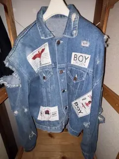 BOY LONDON デニムジャケット ダメージ加工 2026年最新】BOY LONDON メンズ Gジャン・デニムジャケットの人気