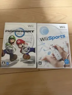 Wii マリオカートWii Wii Sports 2本セット