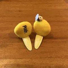 ディズニー　プーさん ヘアピン　パッチン