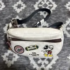 COACH ディズニー ミッキーマウス ボディバッグ ウエストバッグ