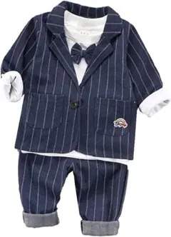 子供スーツ ベビー服 子供服 3点セット 90cm U