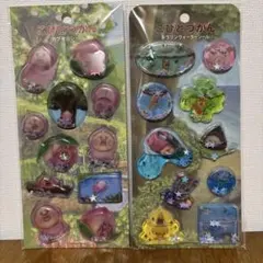 新品　こびとづかん キラリンウォーターシール カプセルシール 2枚 レア