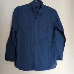 GapKids ネイビードット長袖シャツ L（10）サイズ