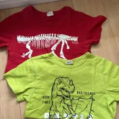 半袖　1３０　Tシャツ　恐竜