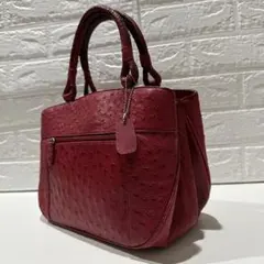 赤 ハンドバッグ