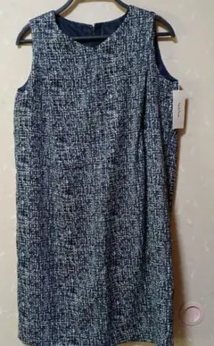 最終値下　StyleNote ノースリーブチュニック ネイビー系サイズ１１号新品