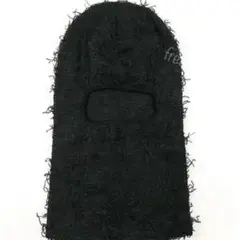 バラクラバ　ブラック　目出し帽　防寒　ビーニー　ニット帽　2way