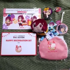 松岡凛　缶バッジ　ラバーストラップ　バースデーグッズ Free！ 松岡凛 バースデー 缶バッジセット ラバーストラップセット