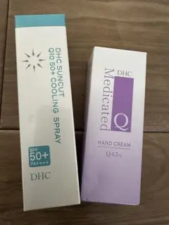DHC Medicated Q 薬用ハンドクリーム Q10配合 日焼け止め　２個