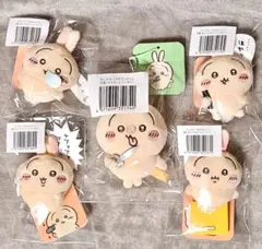 ちいかわ　うさぎだらけくじ　D賞　E賞　マスコット　ぬいぐるみバッジ　ハサミ