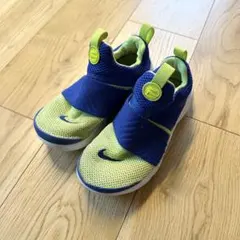 【送料無料】NIKE スニーカー スリッポン ブルー×イエロー 21cmのサムネイル