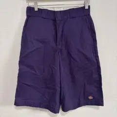 Dickies 紫色 ハーフパンツ　ワークパンツ