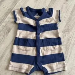 baby gap ストライプロンパース 0-3ヶ月