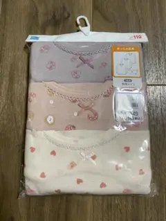 キッズ 長袖 シャツ 110㎝ 3枚セット