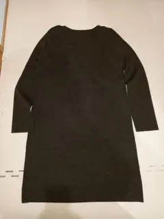 45R 45rpm　ニットワンピース　チュニック　ブラウン