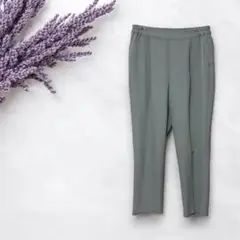 GLACIER✨️タック入り　テーパードパンツ　ウエストゴム　オフィス