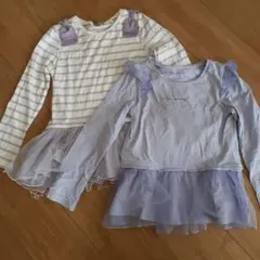anyFAM　エニィファム　キッズ　長袖カットソー　トップス　2枚セット　140