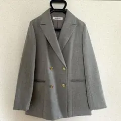 NATURAL BEAUTY BASIC グレー テーラードジャケット