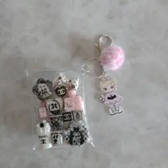 新作DOLLA❤︎c❤︎c デコパックキーホルダー