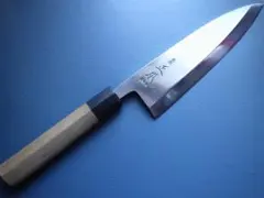 堺一文字光秀 霞 青鋼 切付 和 三徳 180mm 6寸 包丁 和三徳 未使用