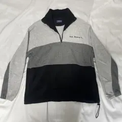 フリースジャケット　Lサイズ　　グレー　ブラック