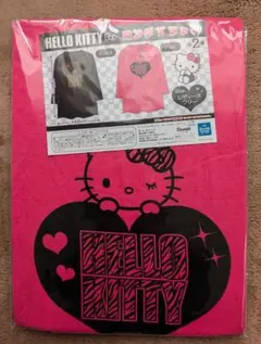 【新品未使用】Hello Kitty ロングTシャツ Pink レディースフリー