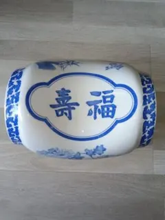 陶器製 枕 染付 生厚 伝統工芸品 - メルカリ