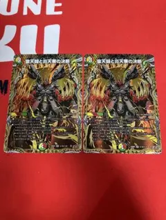 皇天闘と炎天華の決断 パーフェクトボルフェルノ シークレット　2枚