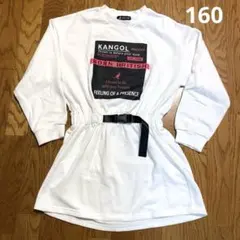 KANGOL KIDS ホワイト 白 ワンピース 160