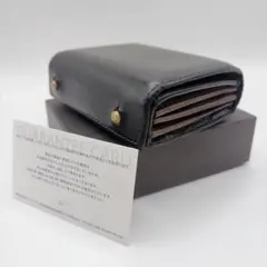 美品✨エムピウ m+ millefoglieⅡ P25 ネイビー 二つ折り財布