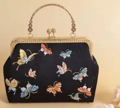 ミィ様　専用リンク　蝶の刺繍が施された和装用バッグ