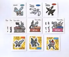 ポケモンパン デコキャラシール キュレム ゼクロム レシラム 送料込み・匿名配送