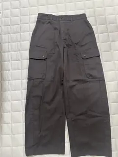 GUワイドシルエット カーゴパンツ ダークグレーのサムネイル
