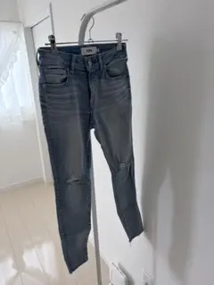 AZUL グレー スキニーデニム