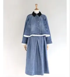 新品未使用⭕️girlish St.cecilia デニム アポロジャケット - メルカリ