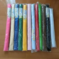 カラーフェルト生地と刺繍糸セット