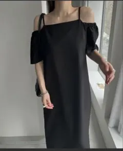 ワンピース herlipto Removable Collar Long Dress Herlipto Removable Collar Long Dress