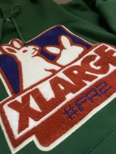 XLARGE #FR2 パーカー　今日だけ5777円のサムネイル